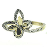 Picture of 14K Yellow Gold Diamond Ring