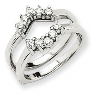 Picture of 14k White Gold A Diamond guard