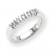 Picture of 14k White Gold A Diamond three stone ring