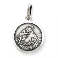 Picture of Sterling Silver Antiqued Saint Anthony Medal