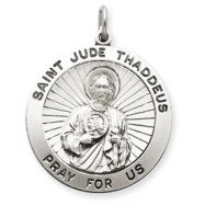 Picture of Sterling Silver Saint Jude Thaddeus Medal