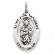 Picture of Sterling Silver Saint Jude Thaddeus Medal