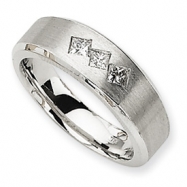 Picture of 14k White Gold AA Diamond men's band