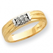 Picture of 10k Men's Diamond Wedding Band ring