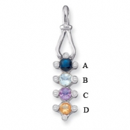 Picture of 14KW Family Jewelry Diamond Semi-Set Pendant