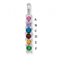 Picture of 14KW Family Jewelry Diamond Semi-Set Pendant