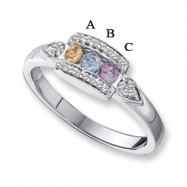 Picture of 14KW Family Jewelry Diamond Semi-Set Ring