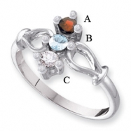 Picture of 14KW Family Jewelry Diamond Semi-Set Ring