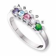 Picture of 14KW Family Jewelry Diamond Semi-Set Ring