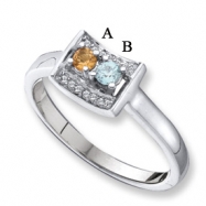 Picture of 14KW Family Jewelry Diamond Semi-Set Ring