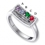 Picture of 14KW Family Jewelry Diamond Semi-Set Ring