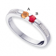 Picture of 14KW Family Jewelry Diamond Semi-Set Ring