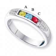 Picture of 14KW Family Jewelry Diamond Semi-Set Ring