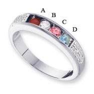 Picture of 14KW Family Jewelry Diamond Semi-Set Ring