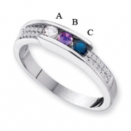 Picture of 14KW Family Jewelry Diamond Semi-Set Ring