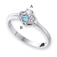 Picture of 14KW Family Jewelry Diamond Semi-Set Ring