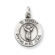 Picture of Sterling Silver Divino Nino Medal (Divine Infant Jesus)