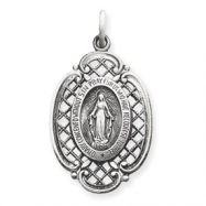 Picture of Sterling Silver Antiqued Miraculous Medal