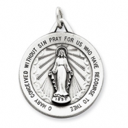 Picture of Sterling Silver Antiqued Miraculous Medal