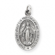 Picture of Sterling Silver Antiqued Miraculous Medal