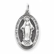 Picture of Sterling Silver Antiqued Miraculous Medal