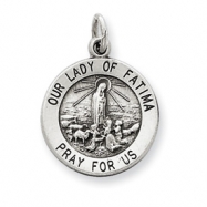 Picture of Sterling Silver Our Lady of Fatima Medal