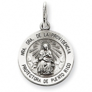 Picture of Sterling Silver Antiqued De La Providencia Medal