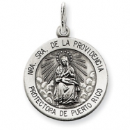 Picture of Sterling Silver Antiqued De La Providencia Medal