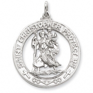 Picture of Sterling Silver Saint Christopher Medal