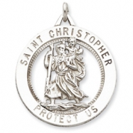 Picture of Sterling Silver Saint Christopher Medal