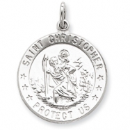 Picture of Sterling Silver Saint Christopher Medal