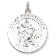 Picture of Sterling Silver Saint Christopher Medal