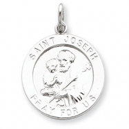 Picture of Sterling Silver Saint Joseph Medal