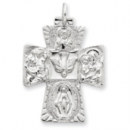 Picture of Sterling Silver 4-way Medal