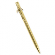 Picture of Gold-tone White Crystal Angel Pen