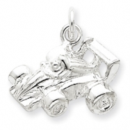 Picture of Sterling Silver Race Car Charm