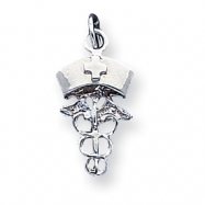 Picture of Sterling Silver Nurse Symbol Charm