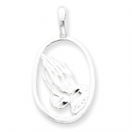 Picture of Sterling Silver Praying Hands Pendant