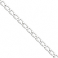 Picture of Sterling Silver 6.8mm Open Link Chain bracelet