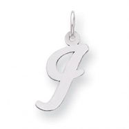 Picture of Sterling Silver Medium Script Intial I Charm