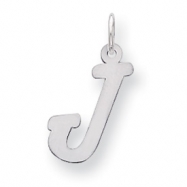 Picture of Sterling Silver Medium Script Intial J Charm