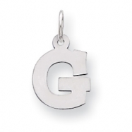 Picture of Sterling Silver Small Block Intial G Charm