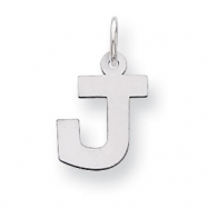 Picture of Sterling Silver Small Block Intial J Charm