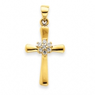 Picture of 14k AA Diamond Cross Pendant