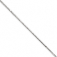 Picture of 14k White Gold 1.4mm Round Snake Chain