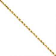 Picture of 14k 2.25mm D/C Rope with Lobster Clasp Chain 20"