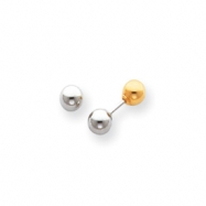 Picture of 14k Two-tone Reversible 5mm Ball Earrings