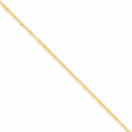 Picture of 14k 1mm Singapore Chain