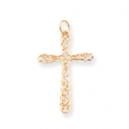 Picture of 10k Polished Filigree Cross Pendant