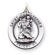 Picture of Sterling Silver St. Christopher Medal